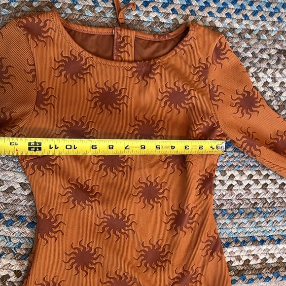 Free People Thrills Solstice Long Sleeve  One-Piece Size Small NWT - Picture 12 of 14